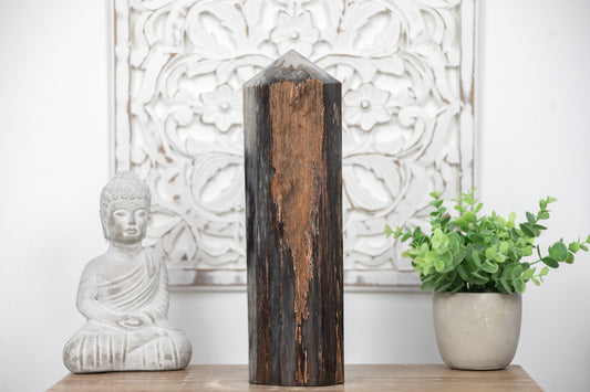Stunning Large Petrified Wood Obelisk - TLSTP0042