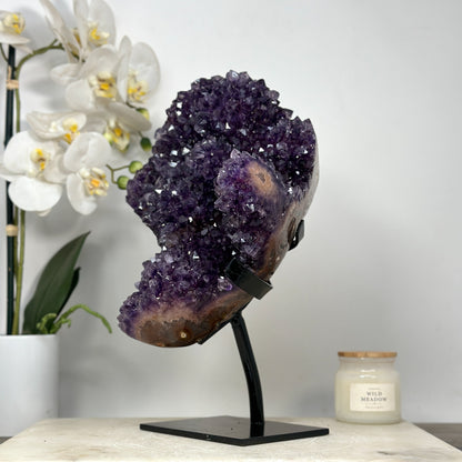 Amethyst-Kristall-Cluster, in hochwertiger Naturqualität