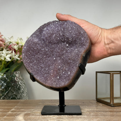 Amethyst-Cluster mit natürlicher Kristallformation