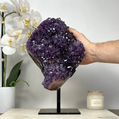 Amethyst-Kristall-Cluster, in hochwertiger Naturqualität
