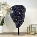 Amethyst-Kristall mit klar definierter, natürlicher Spitze, in exklusiver Premiumqualität