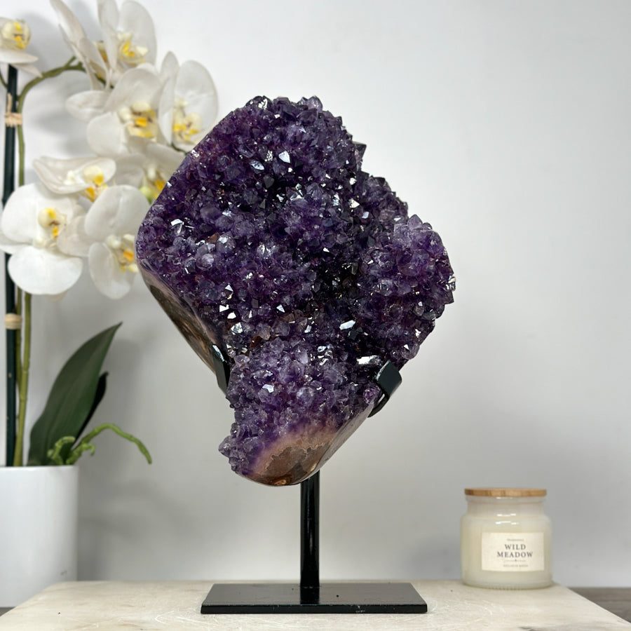 Amethyst-Kristall-Cluster, in hochwertiger Naturqualität