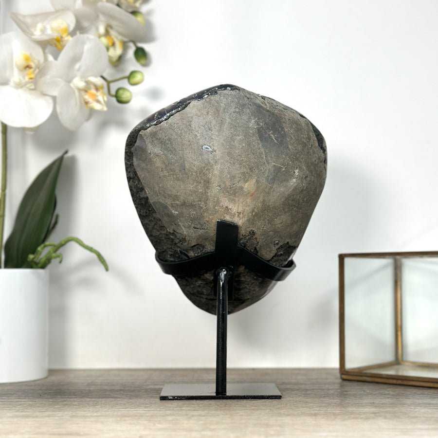 Achat-Jaspis-Kristallformation mit natürlicher Mineralstruktur