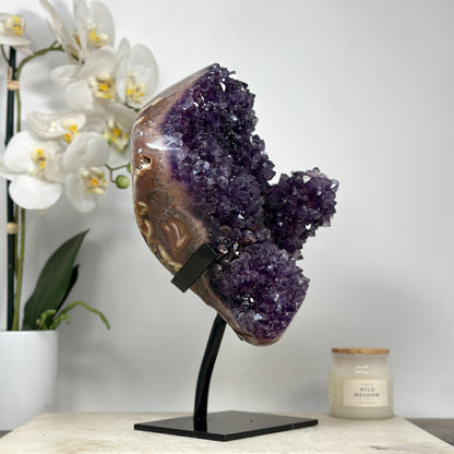 Amethyst-Kristall-Cluster, in hochwertiger Naturqualität
