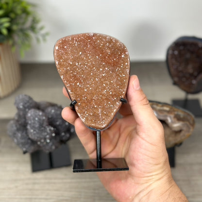 Mineralien-Kathedralen & Drusen-Set 5-teilig, mit vielschichtig ausgeprägten Kristallspitzen