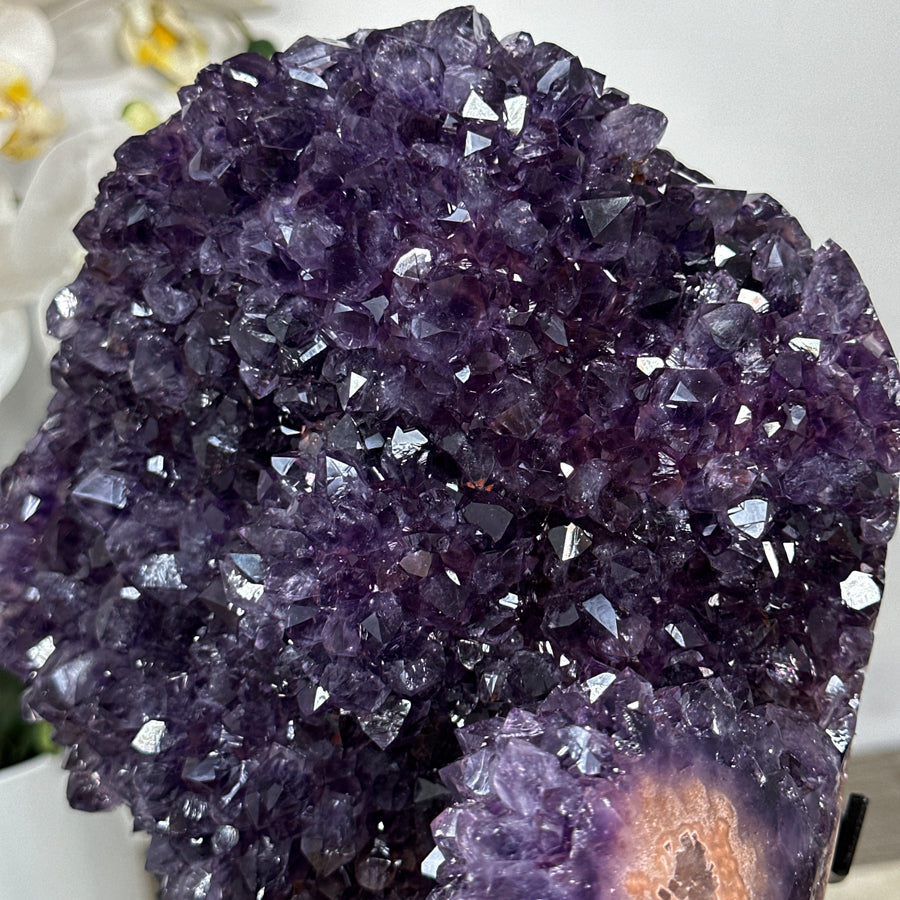 Amethyst-Kristall-Cluster, in hochwertiger Naturqualität