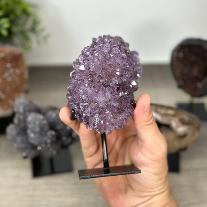 Mineralien-Kathedralen & Drusen-Set 5-teilig, mit vielschichtig ausgeprägten Kristallspitzen