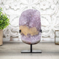 Spirit-Amethyst-Cluster XL mit dominanter Kalzit-Formation