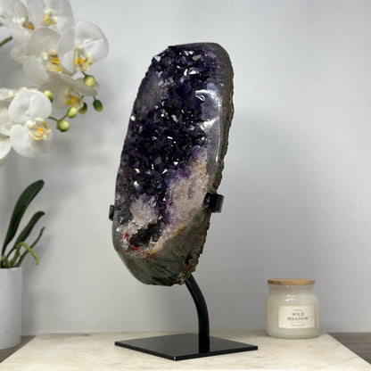 Amethyst-Kristall groß mit klar definierter Kristallstruktur