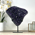 Amethyst-Exemplar mit fein ausgebildeter, abstrakter Spitzenzone