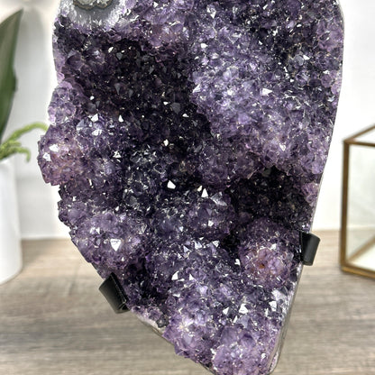 Amethyst-Cluster mit vielschichtiger Tropfsteinstruktur