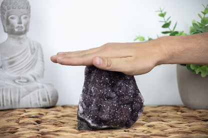 Quarz-Druse mit fein kristalliner Druzy-Struktur