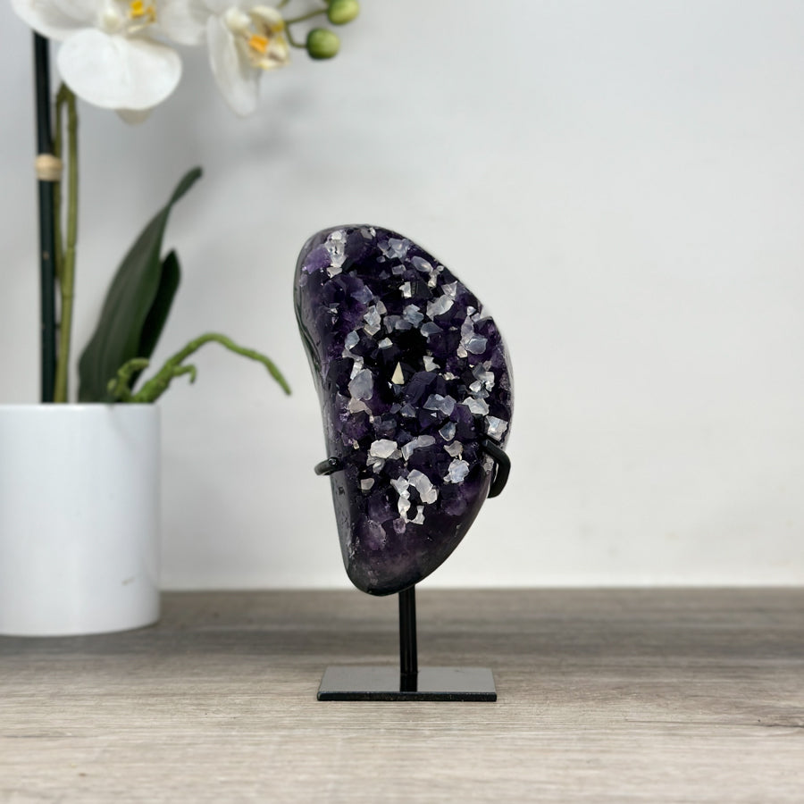 Kristallenskulpturen-Set 6-teilig, mit strukturierter Kristallarchitektur und natürlicher Mineralvielfalt