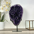 Amethyst-Geode mit klar ausgebildeter Kristallstruktur, in hochwertiger Naturqualität
