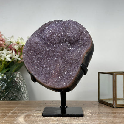 Amethyst-Cluster mit natürlicher Kristallformation
