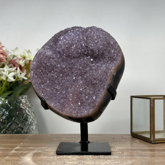 Amethyst-Cluster mit natürlicher Kristallformation