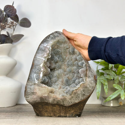 Grüner Zucker-Amethyst als einzigartiges Sammlerstück mit seltener Farbgebung