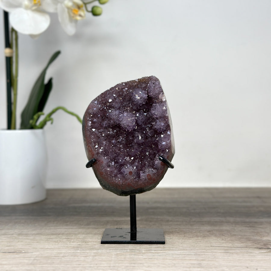 Kristallenskulpturen-Set 6-teilig, mit kristallklaren Mineralflächen und differenzierten Natursteinformationen