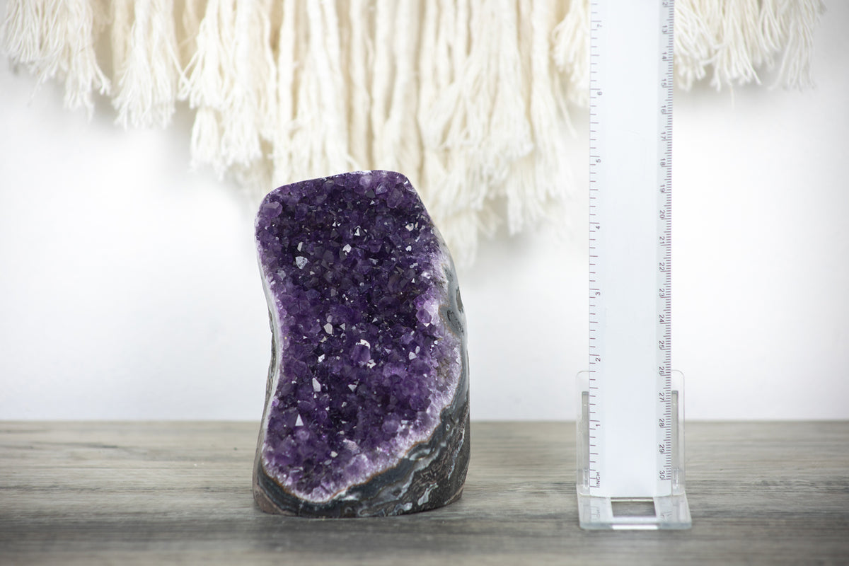 Amethyst-Kathedralen-Set mit imposanter Kristallarchitektur