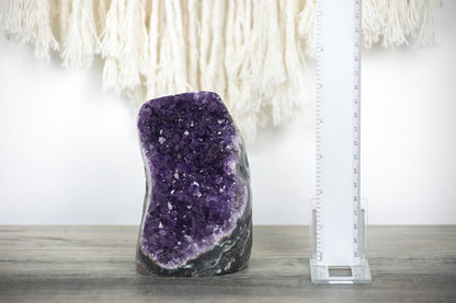 Amethyst-Kathedralen-Set mit imposanter Kristallarchitektur