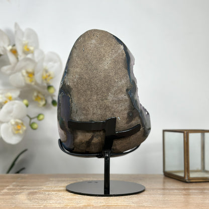 Spirit-Amethyst-Exemplar mit vielschichtiger Kristallstruktur