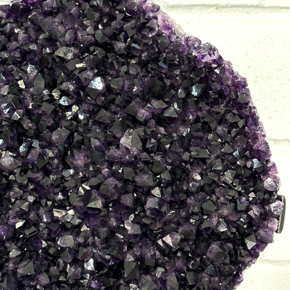 Amethyst-Kristallcluster XL mit massiver Kristalllandschaft, in exklusiver Premiumqualität