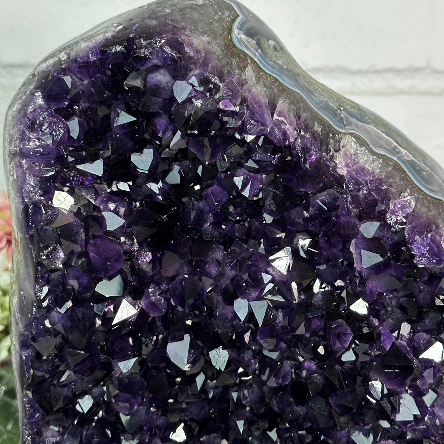 Amethyst-Kristall XL mit großflächiger Kristallausbildung, in exklusiver Premiumqualität