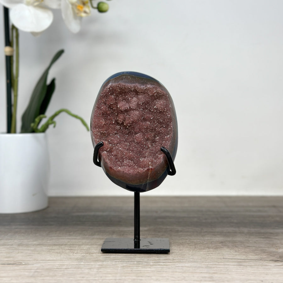 Kristallenskulpturen-Set 6-teilig, mit kristallklaren Mineralflächen und differenzierten Natursteinformationen